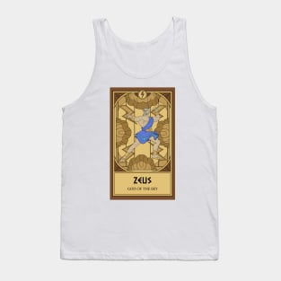 Zeus Tarot Card Tank Top